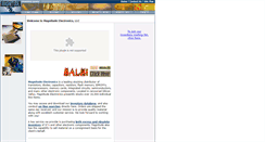 Desktop Screenshot of magnitude-electronics.com